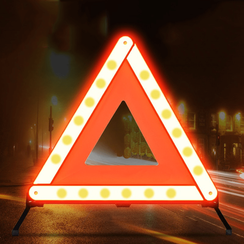 Emergency Exit Sign - 1pcs Car Triangle Reflector Stop Sign
