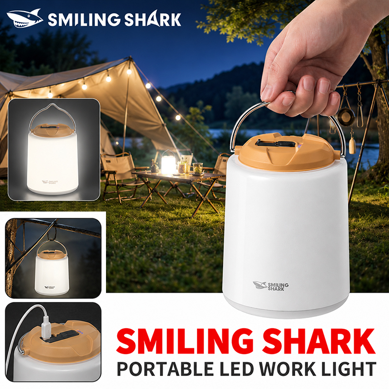 SMILING SHARK LED Rechargeable - Power Outage Light ulasan dan harga