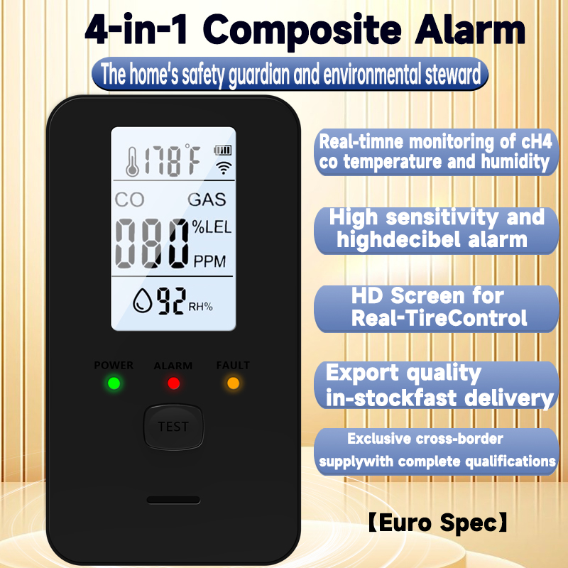 4 In 1 Gas Detector Carbon Mon - Co Detector Plug ulasan dan harga