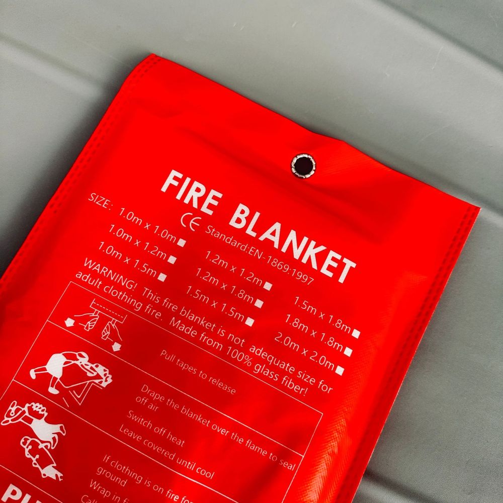 Emergency Fire Blanket Fibergl - Fire Blanket Kitchen ulasan dan harga