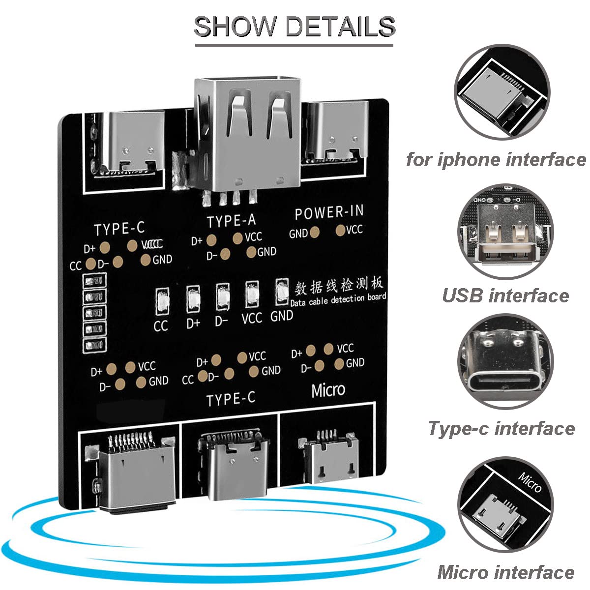 DT3 Data Cable Detection Board - Co Detector Plug ulasan dan harga