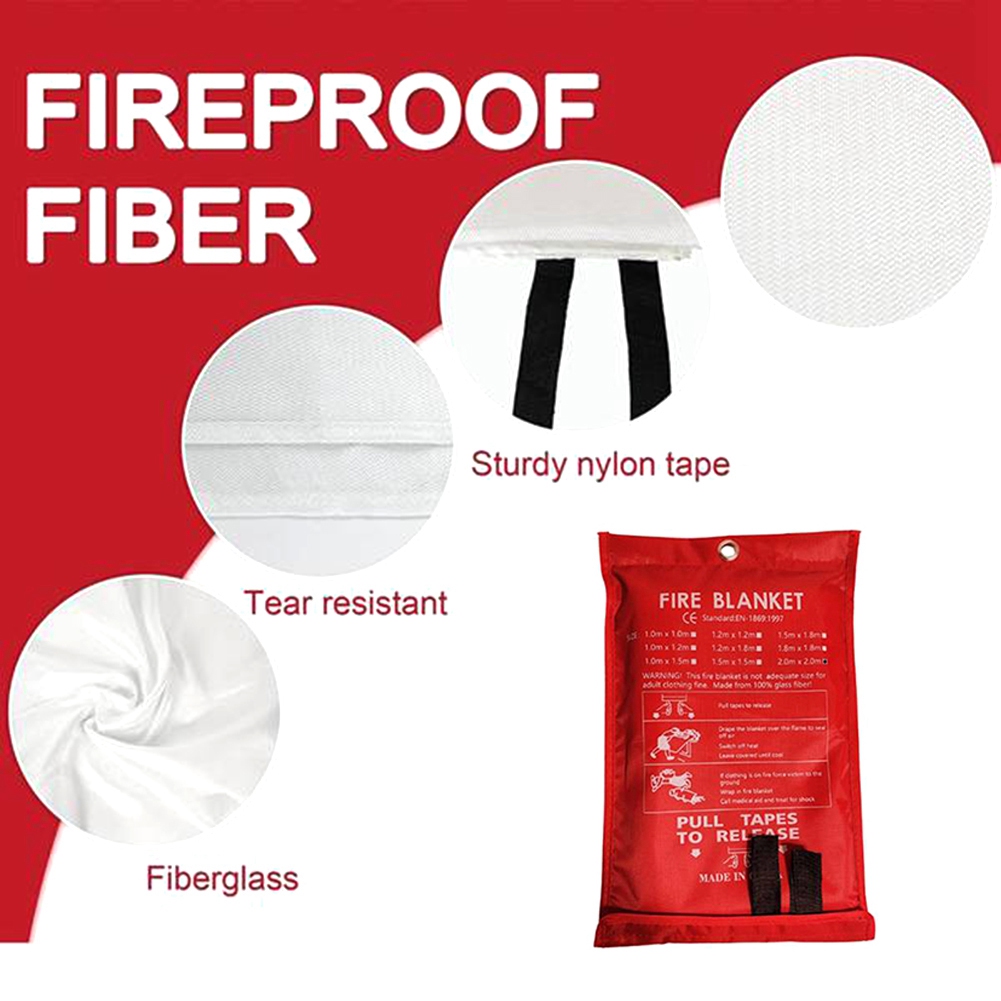AED2-Emergency Fire Blanket, F - Fire Blanket Kitchen ulasan dan harga